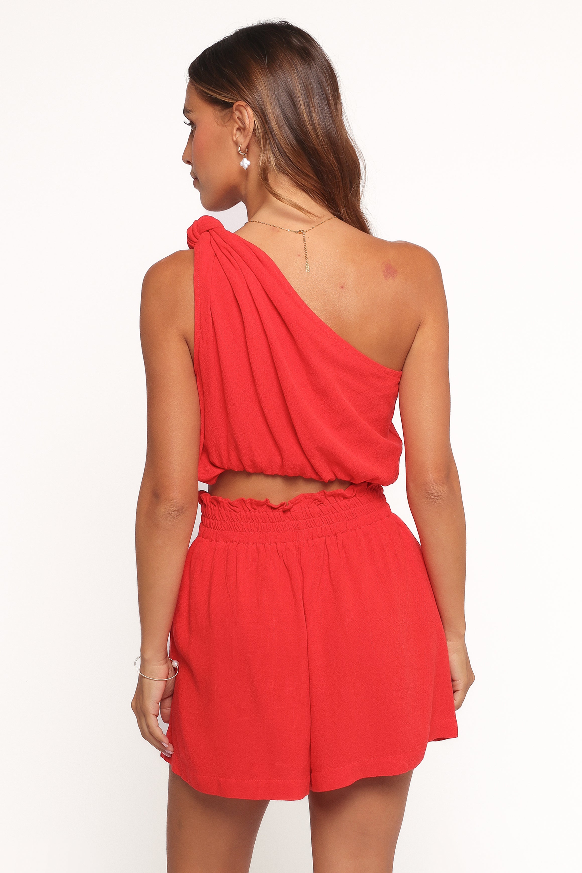 Sally Top & Short Set - Red