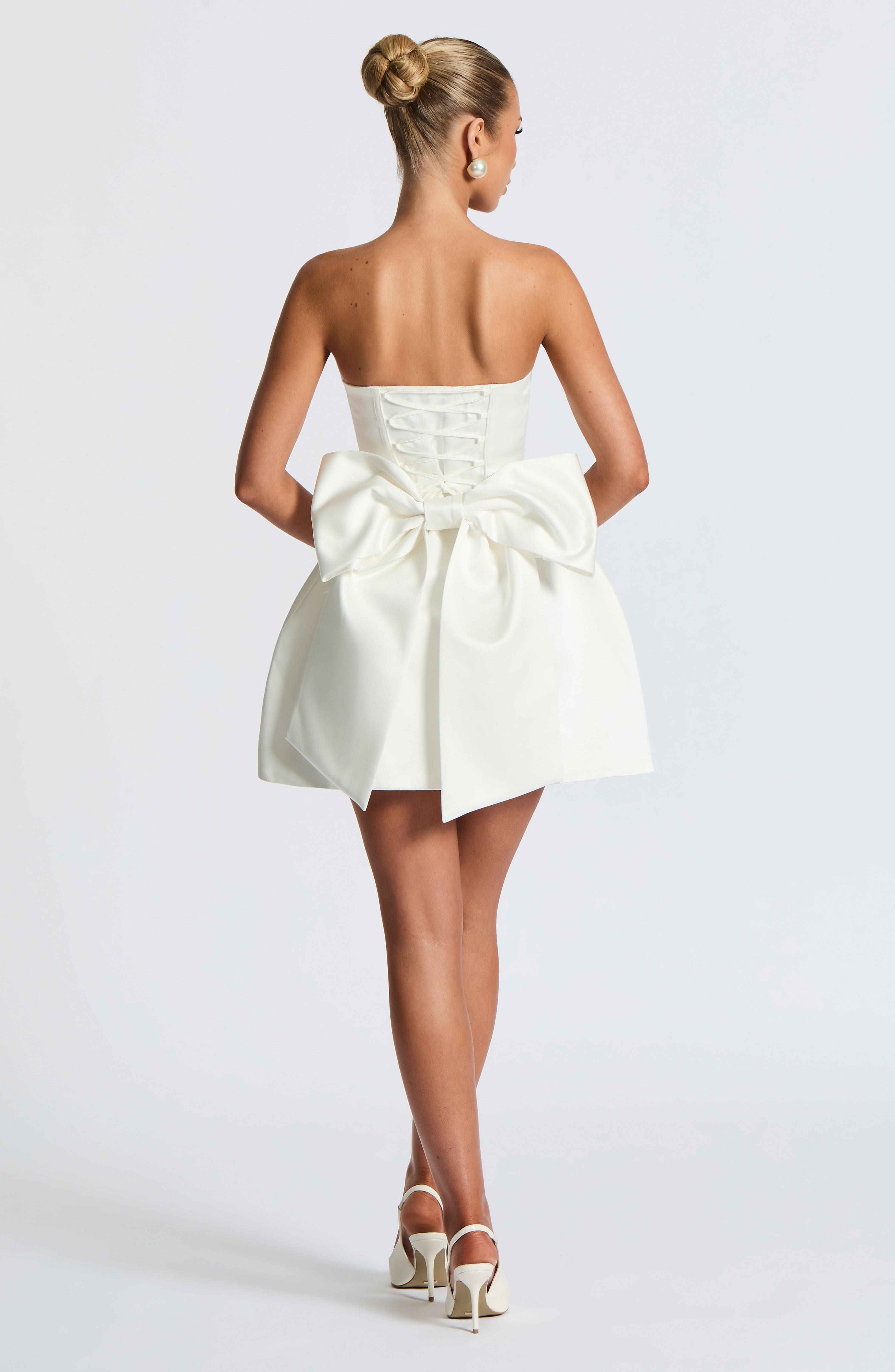 Abbey Mini Dress - Ivory